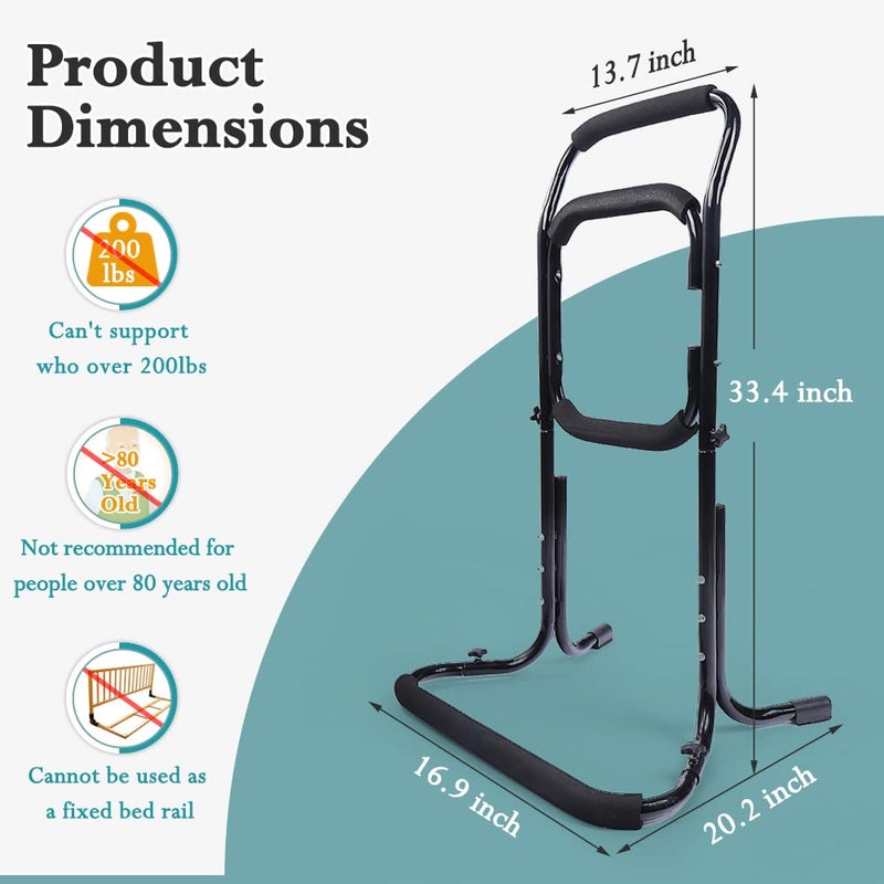 KAVIL Chair Lift Assist Devices for Seniors Elderly Sit to Stand Lift Standing Aids Supports Grab Bar Help Patient Stand Up & Mobility in Front of The Sofa, Recliner Chairs, Toilet - Image 2